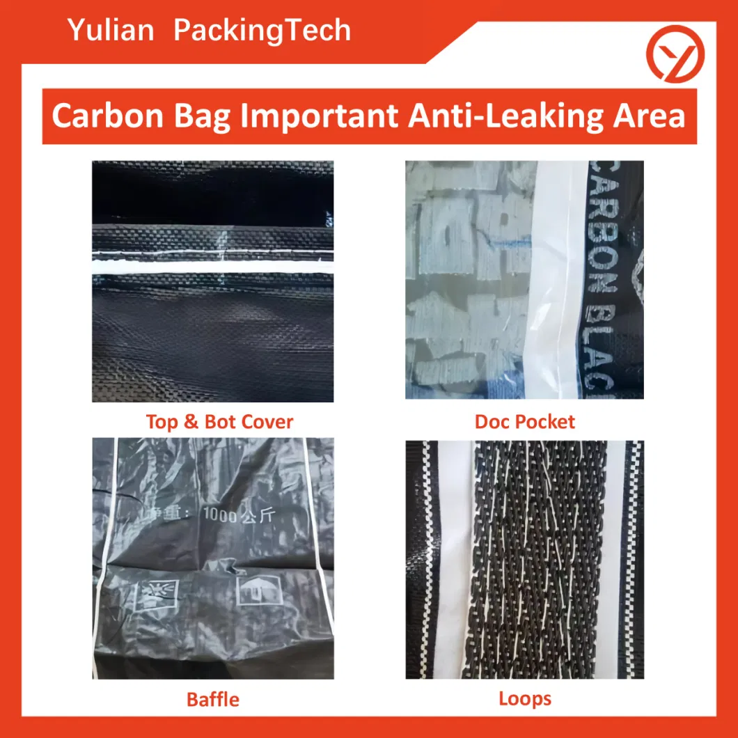 Carbon Black Jumbo Bag White Carbon FIBC