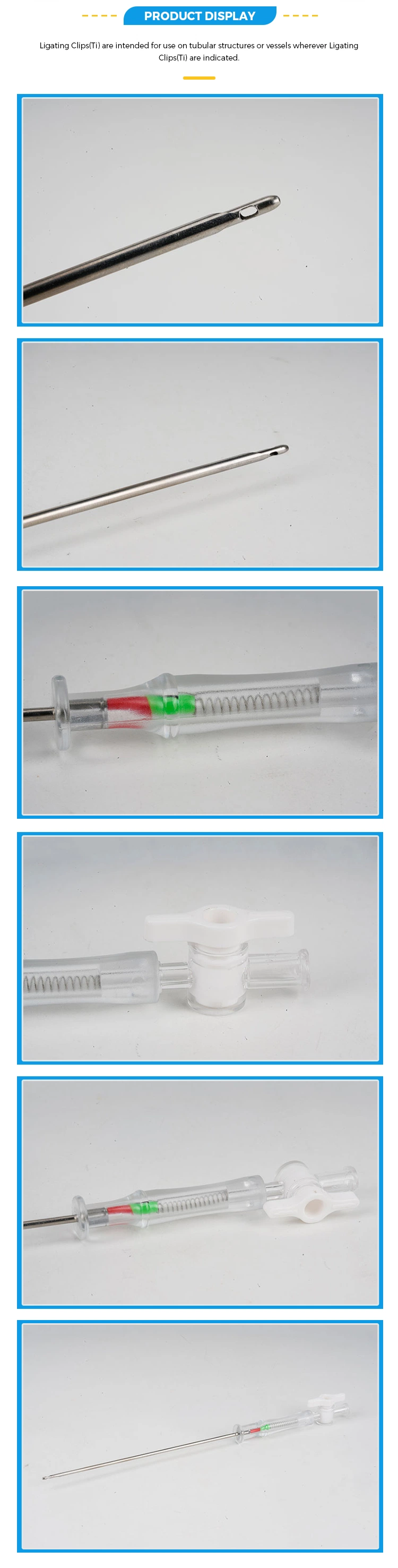 Medical Veress Needle Surgical Laparoscopic Veress Needle High Quality Veress Needle