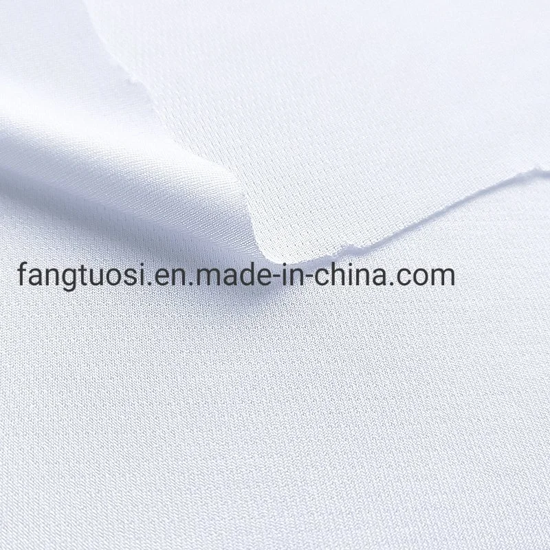 Breathable Anti-UV Recycled Polyester Workout Top Fabric Perforated Mesh