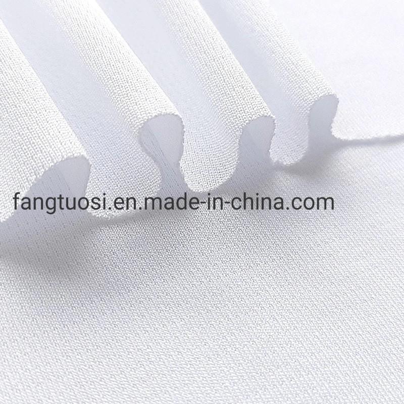 Breathable Anti-UV Recycled Polyester Workout Top Fabric Perforated Mesh