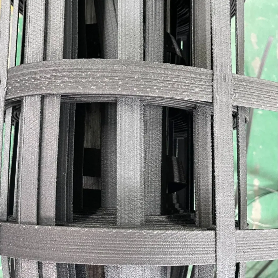 100kn Steel-Plastic Geogrid for Road Surface/Subgrade Reinforcement