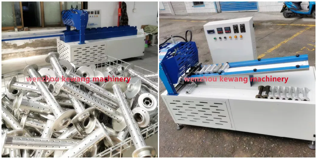 I-Shape Plastic Tube Waste Yarn Cutter Bobbin Thread Cleaning Machine