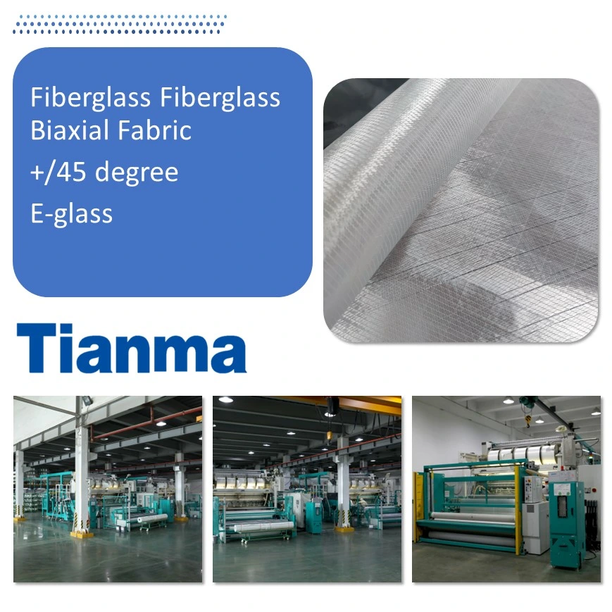 Fiberglass Biaxial Fabrics/ Multiaxial Fabric in -/-45 Degree Direction, Ebx600
