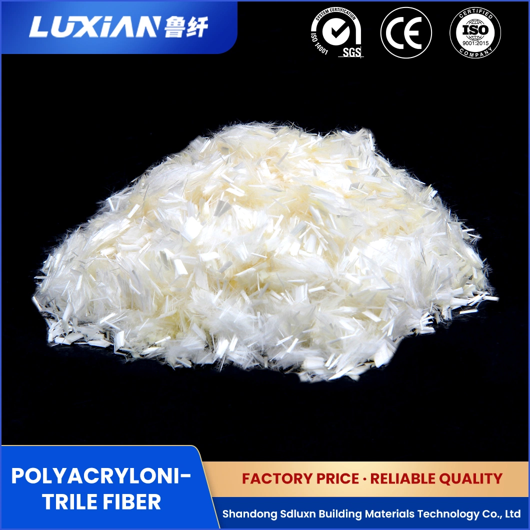 Sdluxn PP Fiber Free Sample Lxjd Industrial Spinning Grade Polyacrylonitrile China Antibacterial Yellow Polyacrylonitrile Fiber Factory