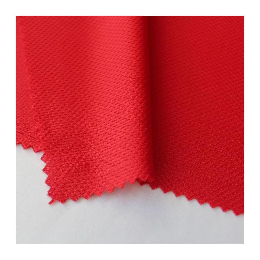 100 Polyester Anti Static Carbon Fiber Knit Bird Eye Mesh Fabric