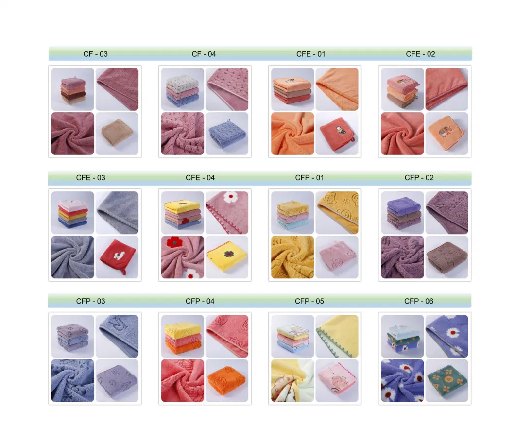 Good Quality Microfiber Towels with Ordinary Warp Knitted and Standard 80% Polyester, 20% Polyamide Raw Microfiber Yarn