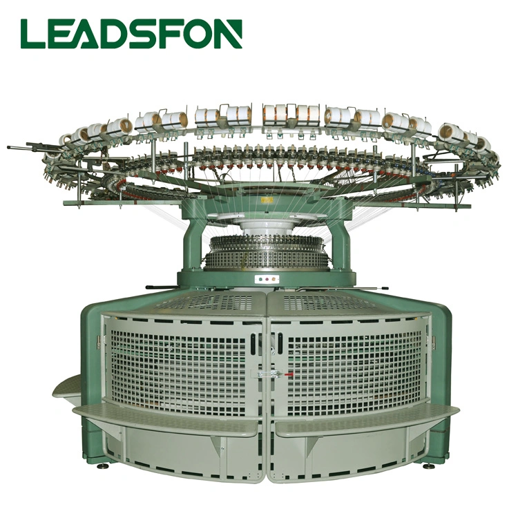 Leadsfon Double Jersey Circular Many Fancy Yarns Knitting Machine Needle China