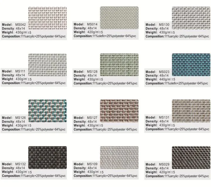 1000d PVC Teslin Mesh Fabric for Outdoor Furniture, Reinforced Polyester Coated Mesh/PVC Mesh Fabric