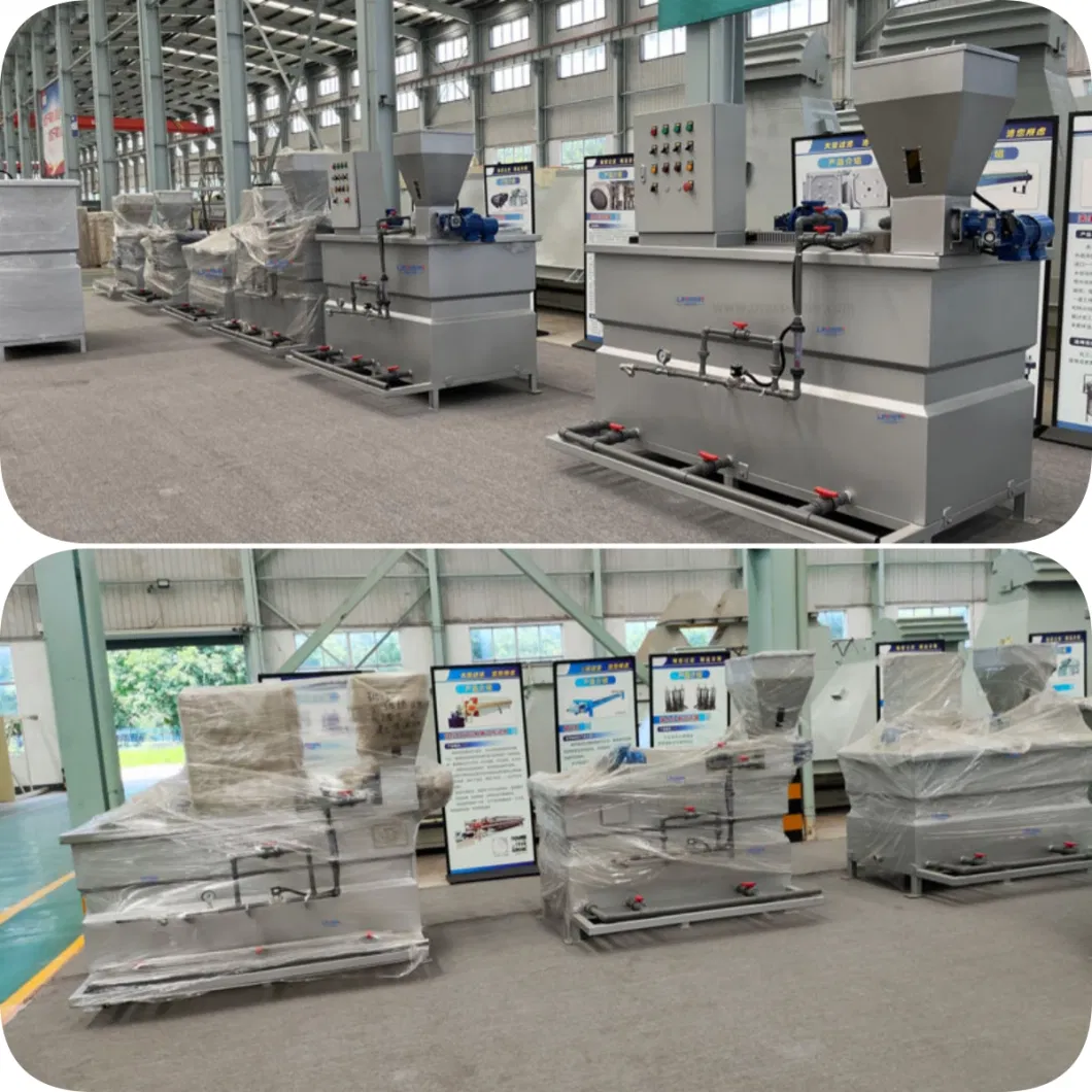 Three Tanks Automatic Polymer Preparation Dosing Unit Device