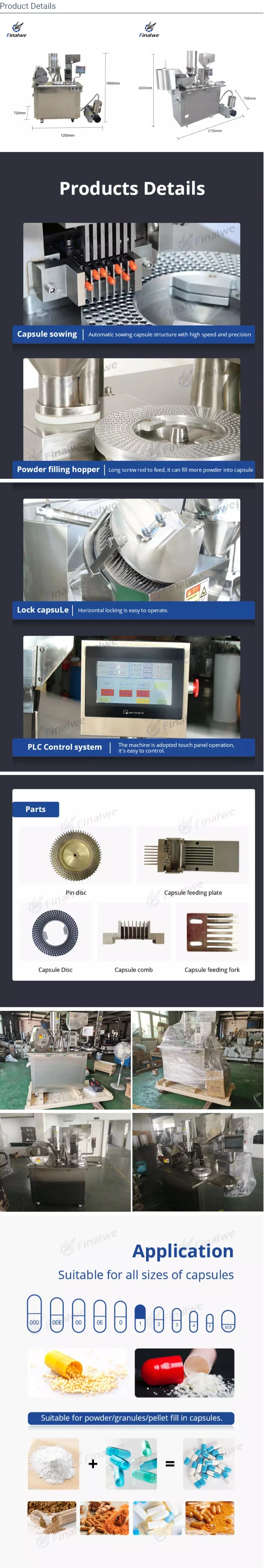 Finalwe Intelligent Anti-Cancer Drug Capsule Filling Machine for Medical Device Manufacturing