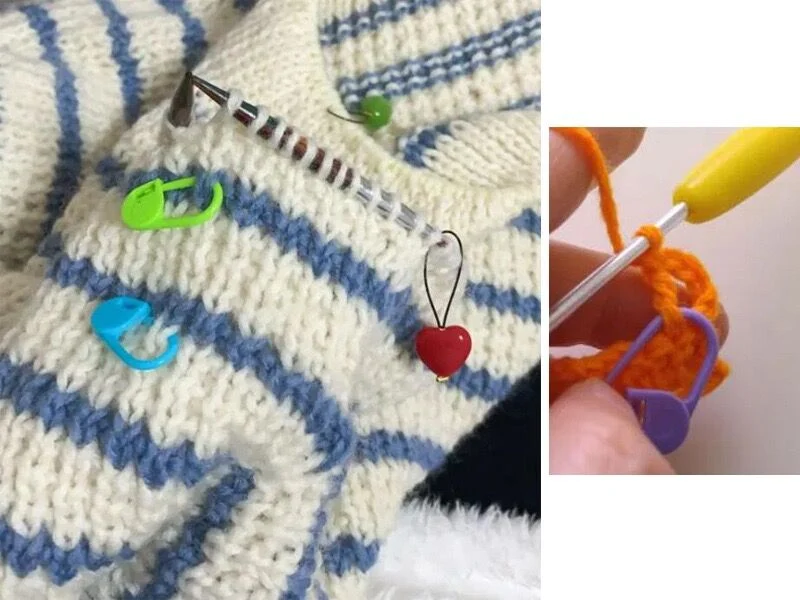 4 Sizes Plastic Hand Sewing Yarn Needles Plastic Sewing Darning Needles
