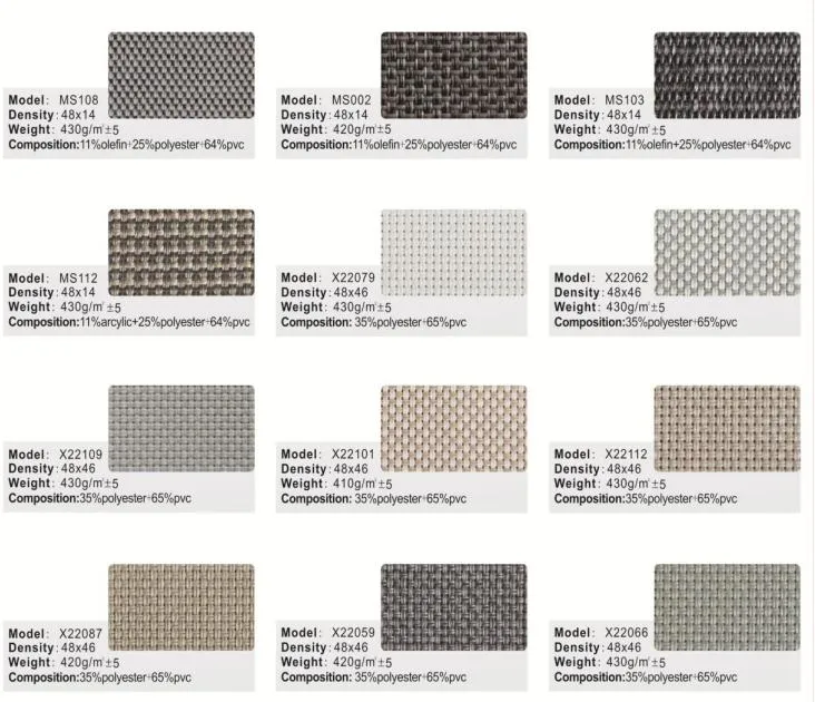 1000d PVC Teslin Mesh Fabric for Outdoor Furniture, Reinforced Polyester Coated Mesh/PVC Mesh Fabric
