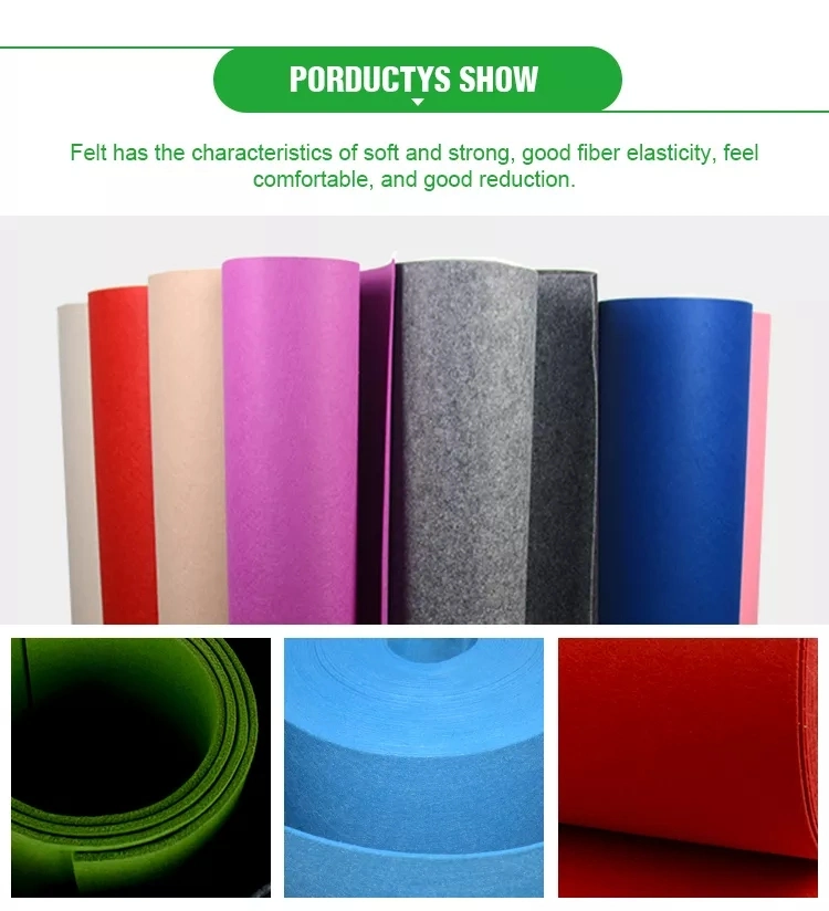 Wholesale High-Density Industrial Geotextile Polyester Felt 100% Polyester Fiber Non-Woven Fabric Needle Punched Felt Nonwoven Fabric