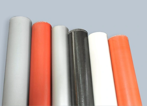 Silicone Rubber Coated Fiberglass Cloth for Fireproof Heat Insulation