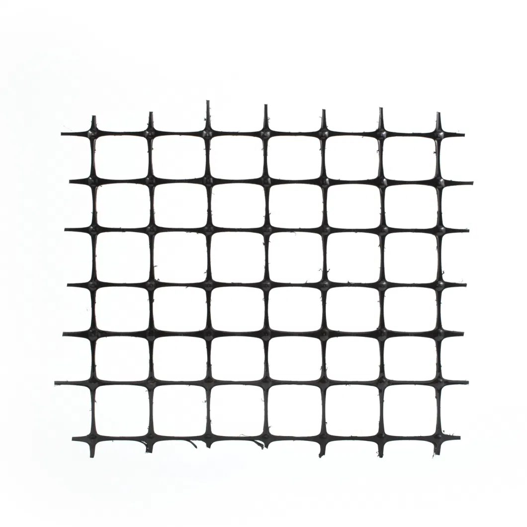 Black Asphalt Road Biaxial Plastic Geogrid for High-Quality Reinforcement Earthwork with MSDS