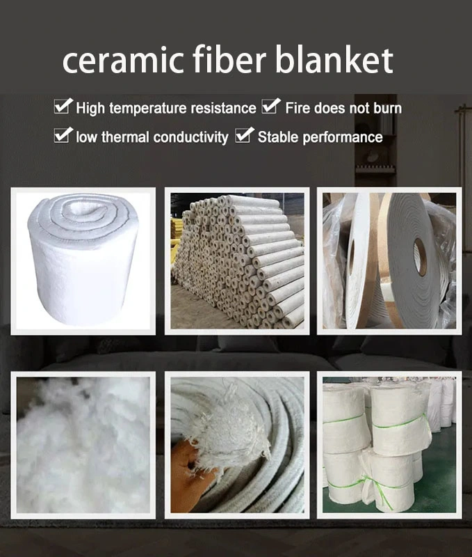 Industrial Furnace Fireproof Blanket Insulation Ceramic Fiber Liners of Industrial Furnace HP (high Pure) 128 Insulating Material