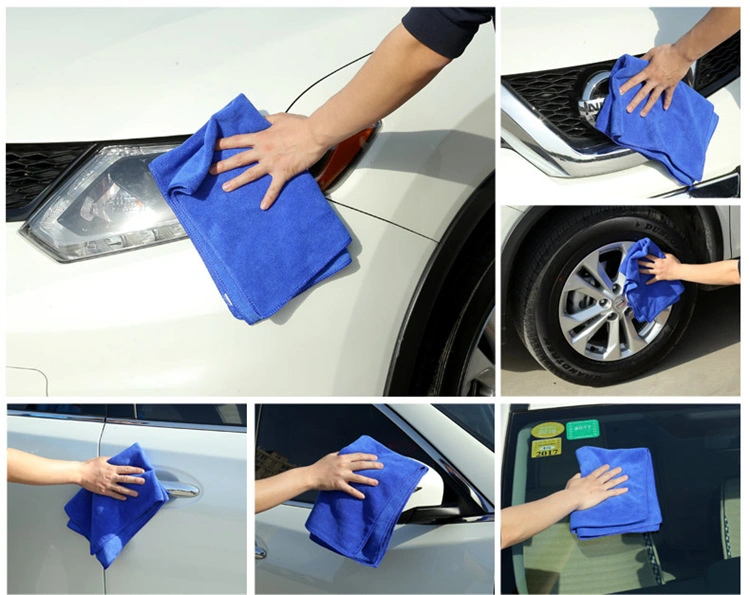 Decontamination Absorbent Care Polishing Microfiber Car Cleaning Towel