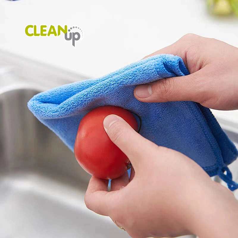 Kitchen Dish Microfibre Cloth Terry Microfiber Cloth in Roll