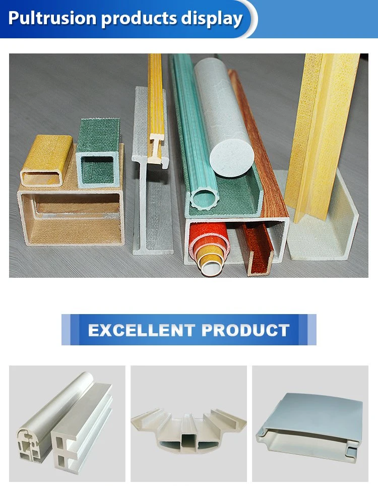 Anticorrosive Fiberglass Pultruded Square Tube Composite Surface