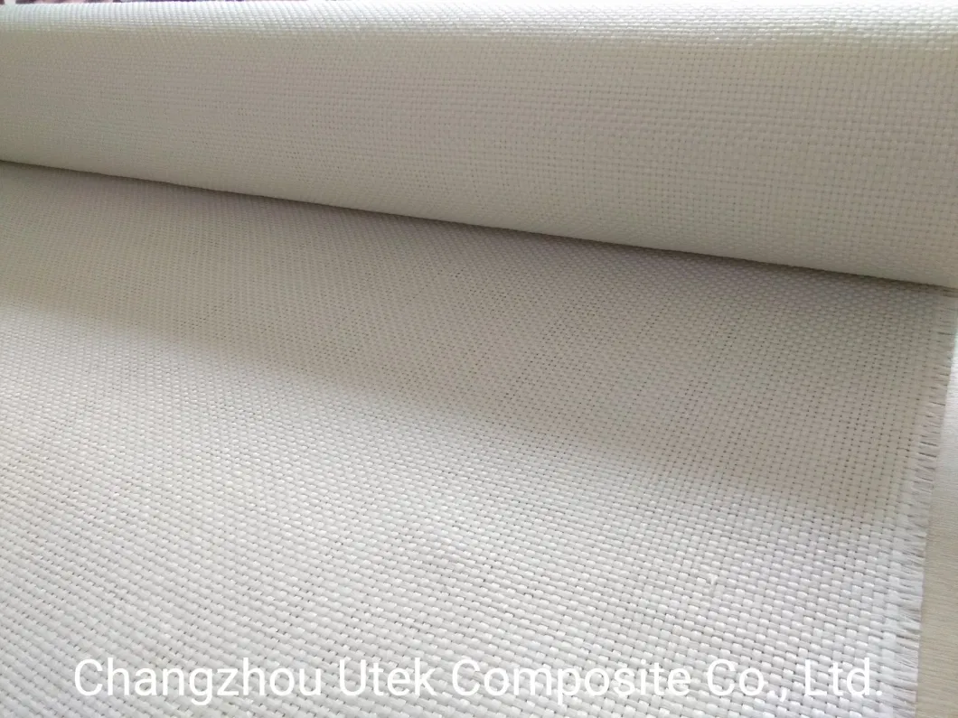 White Color Glass Fiber/ Polypropylene Fabric in Plain/Twill for Aerospace
