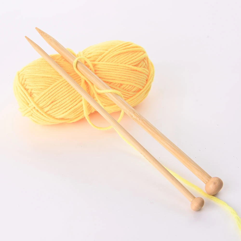 35cm Bamboo Circular Knitting Needles Single Point Yarn Hand Knitting Needle 8mm