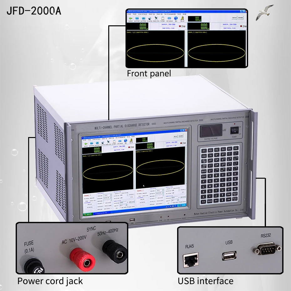 Jfd-2000A IEC Standard China Advanced Handheld Cable Partial Discharge Measurement Device