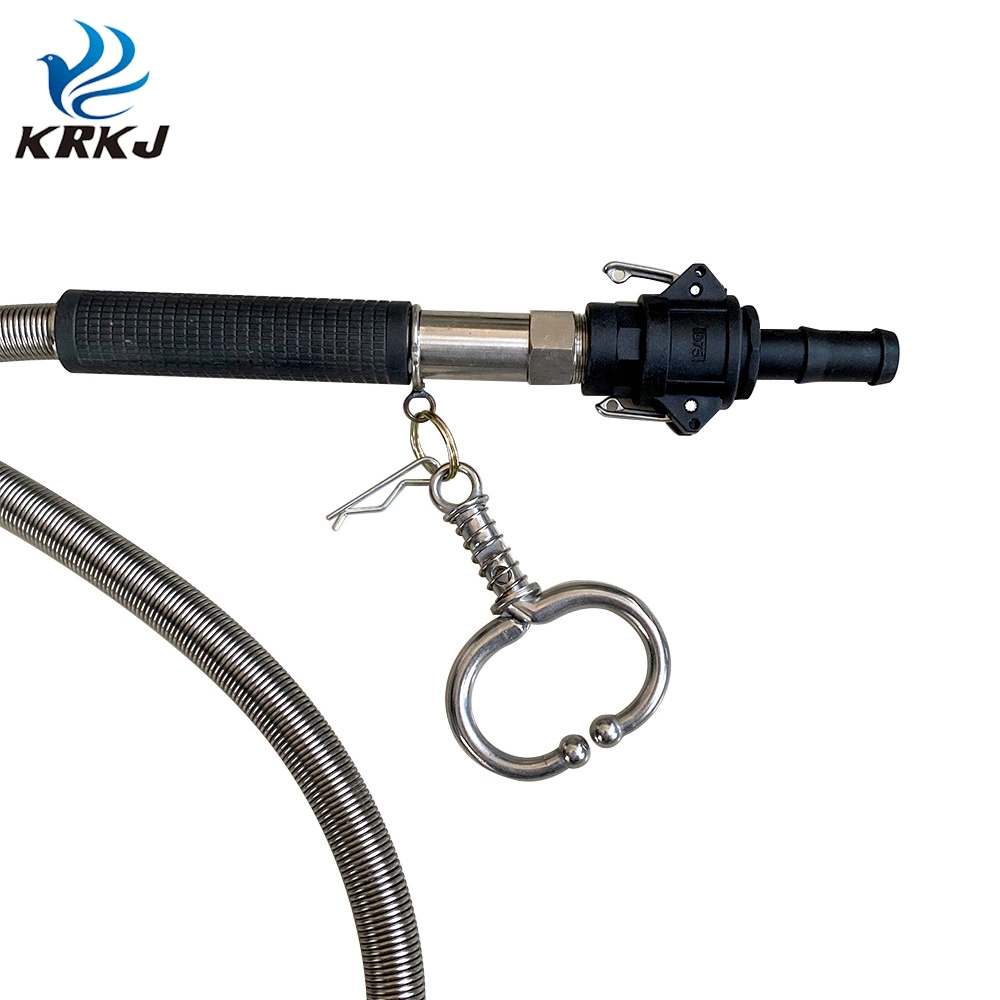 Stainless Steel Material Fluid Dosing Infusion Feeding Device for Cow Stomach