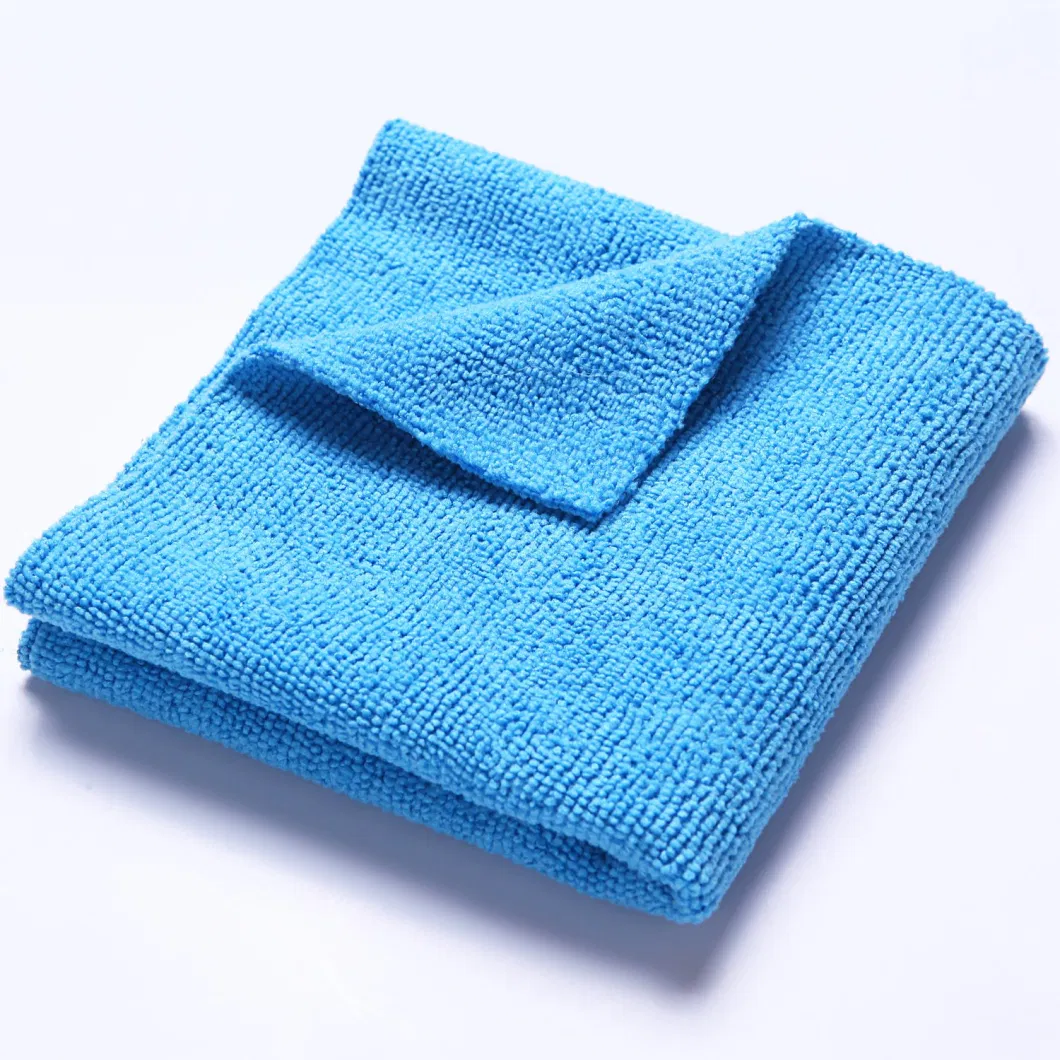 Ultrasonic Trimming Microfiber Wapr Knitted Towels, Edgeless Microfiber Warp Towels