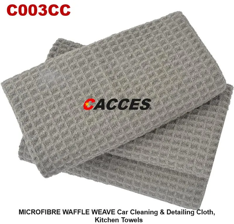 Microfibre Car Cloth Towel Waffle Kitchen Towel Microfibre Wash Towel Cloth for Car, Bike, Motorcycle, Household Glass, Kitchen, Dog Pet Wash Cleaning,Detailing