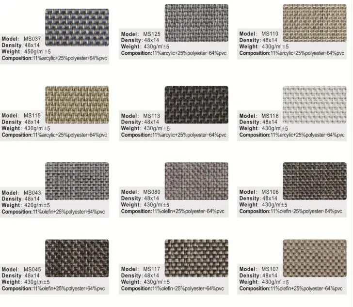 1000d PVC Teslin Mesh Fabric for Outdoor Furniture, Reinforced Polyester Coated Mesh/PVC Mesh Fabric