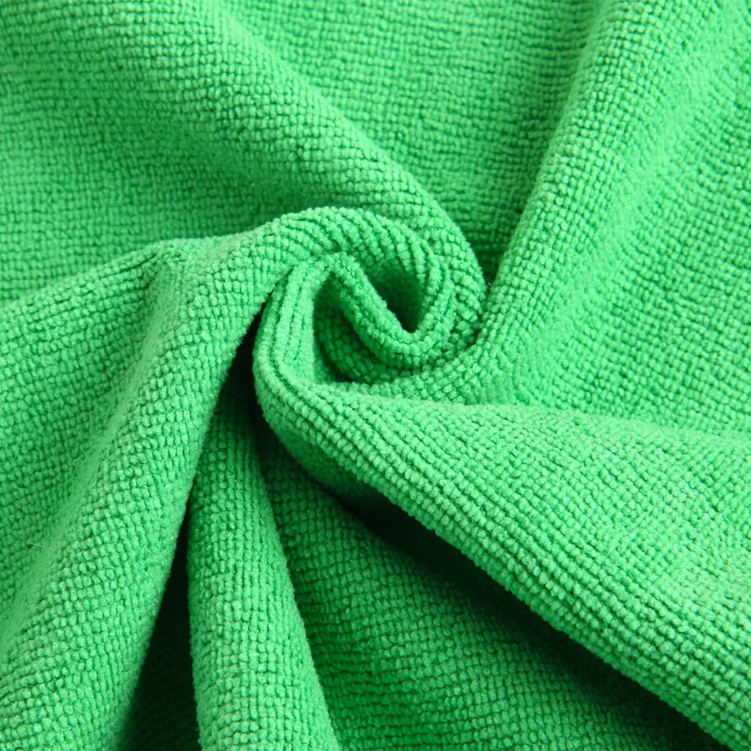 Multi-Purporse Microfiber Cleaning Towels with Different Parameters and Sizes, Warp Knitted Microfibre Cleaning Towels