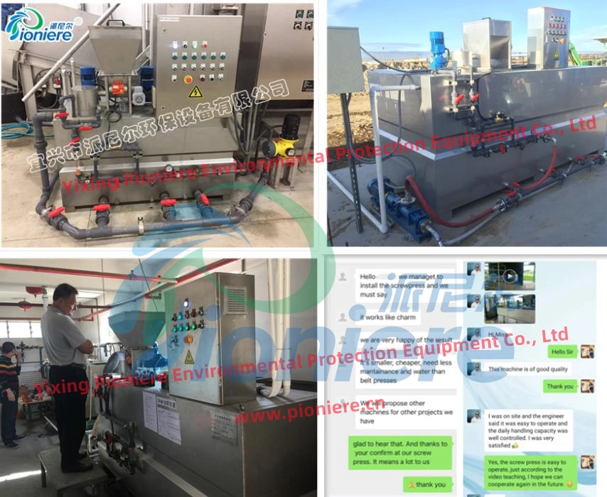 Wastewater Treatment Plant Fully Automatic Polymer Doing Water Treatment System Chemical Dosing Device