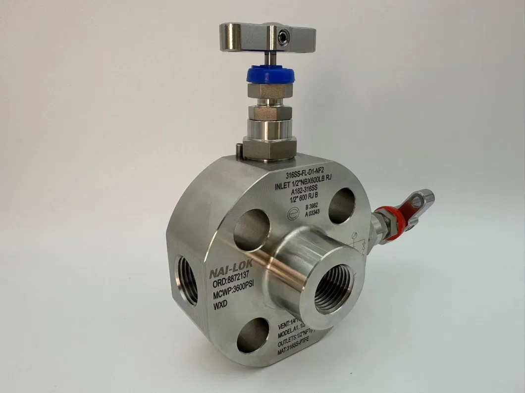 Class 1500 to 2500 Single Block and Bleed Valve Isolate Needle Valve Monoflange Instrumentation Valve for Natural Gas Pipeline