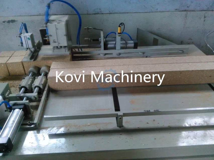 Wood Pallet Block Cutting Machine Wood Pallet Foot Pier Feet Block Cutter Cut Saw Machine Pneumatic Wood Tray Cut off Saw Machine for Sale