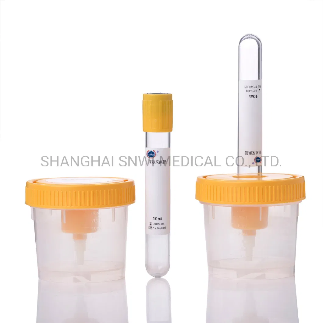 Plastic Urine Container Collection Device with Urine Collection Tube