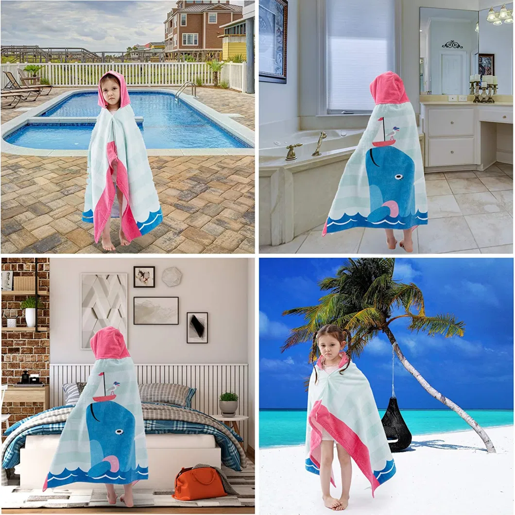 70X140cm Horse Degisn Heat Transfer Printed Hotel/Sports/Beach/Swim Custom Transfer Printing Microfibre Swimming Microfiber Terry Towels for Childhood