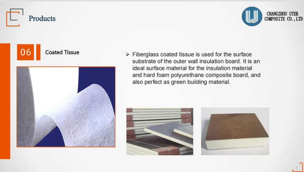 Synthetic Polyester Tissue for Filament Winding Pipes