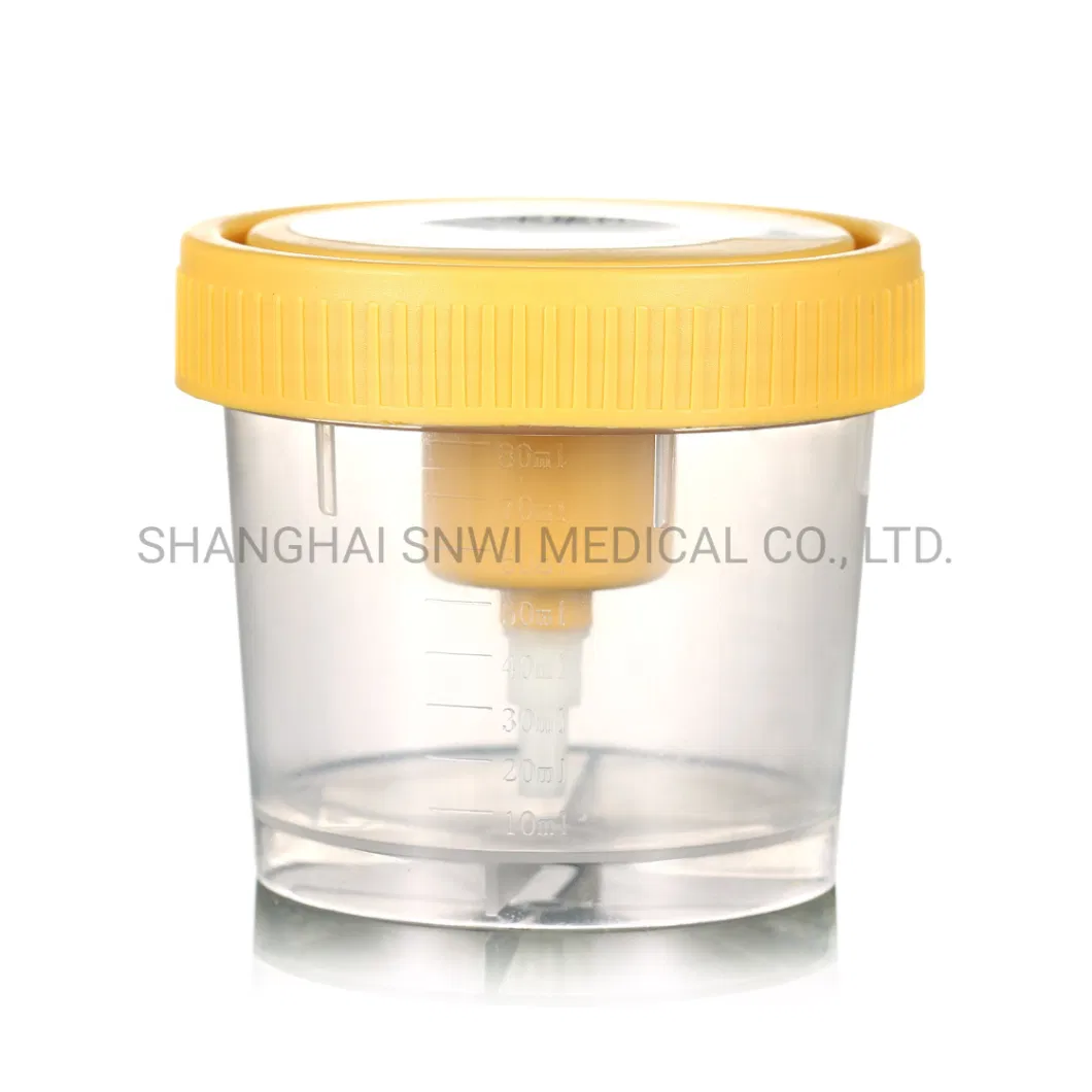 Plastic Urine Container Collection Device with Urine Collection Tube