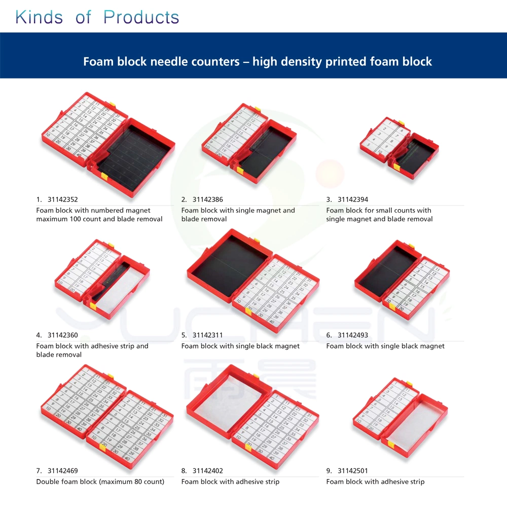 Manufacturer Magnetic Needle Counter Foam Block Count From 10 to 100
