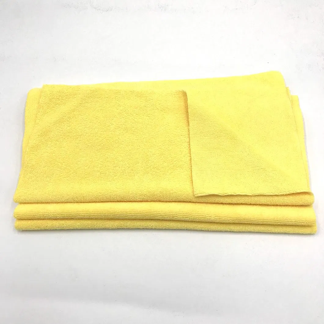Good Quality Microfiber Towels with Ordinary Warp Knitted and Standard 80% Polyester, 20% Polyamide Raw Microfiber Yarn