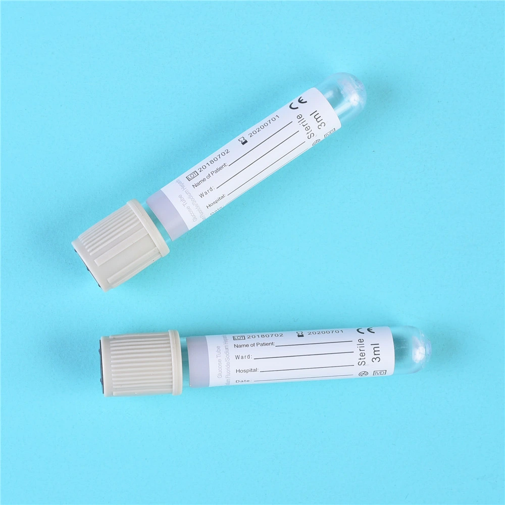 Medical Products Disposable Glass Pet Vacuum Blood Collection Tube EDTA Tube Gel SSR PT Tube Blood Test Tube