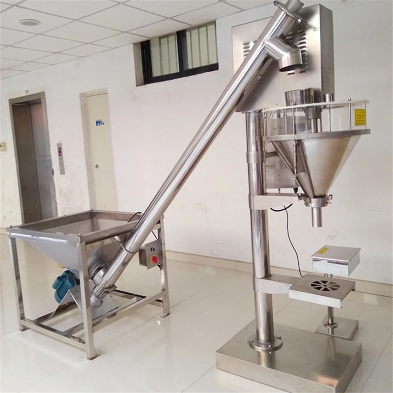 Auger Type Semi Automatic Protein Powder Seasoning Spices Packaging Equipment Sugar Starch Flour Powder Filling Packing Machine