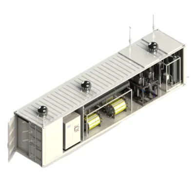  Container Type Pem Pure Water Electrolysis Hydrogen Generator Price for Sale