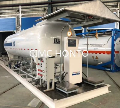  10m3 20m3 LPG Filling Skid with Scale for Cooking Cylinder