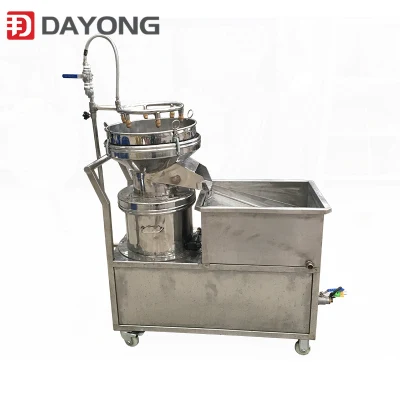  Dzjx Single Deck 450mm Vibrating Screen Separator for Liquid/Milk Sieve Industrial for Spirulina/Sieving Filter Machine 0.5mm