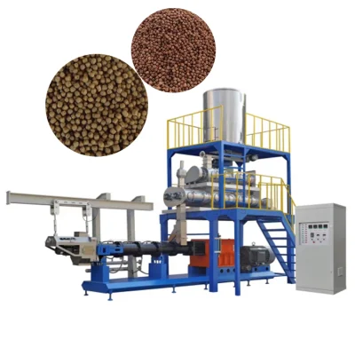  2-3 T/H Large Capacity Fish Feed Processing Machine Extruder Production Line