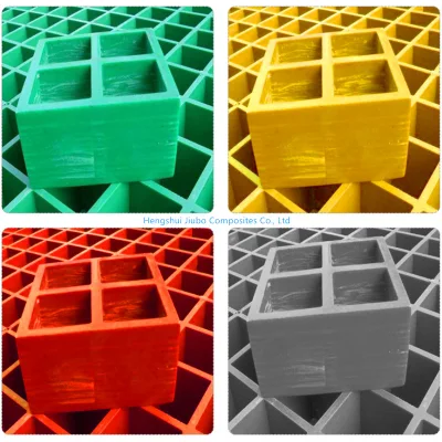  50*50mm Fiberglass FRP Grating for Car Wash Floor
