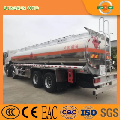 Factory Manufactured Dongfeng 8X4 4 Axle Fuel Oil Tanker Truck to Transport Gasoline, Diesel, Liquefied Petroleum, Natural Gas for Sale