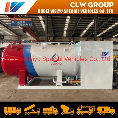 10000liters 5tons 5mt 5 Tons LPG Skid Mounted Station Auto Gas Filling Plant LPG Skid Station for Nigeria