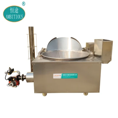  Gas Diesel Fuel Heating Green Pea Frying Machine